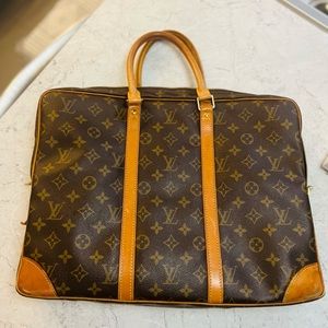 louis vuitton monogram porte documents voyage